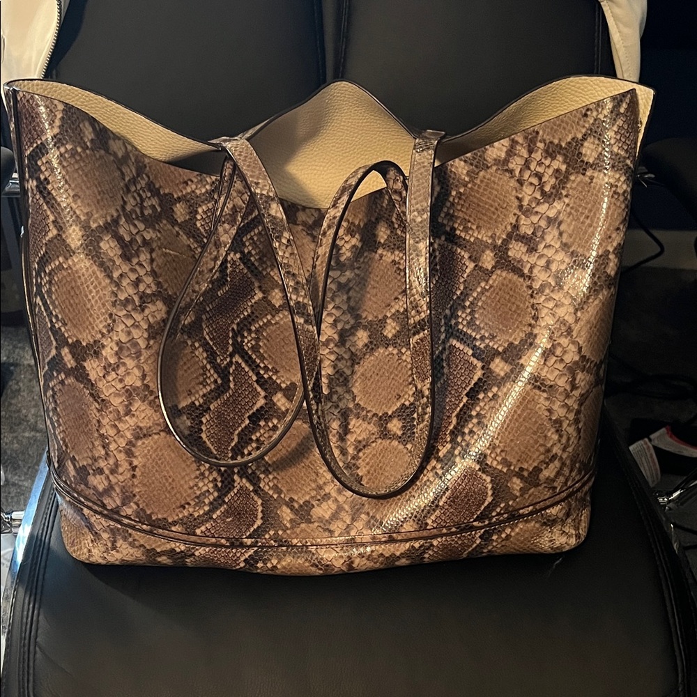 Snakeskin Pattern Tote Bag